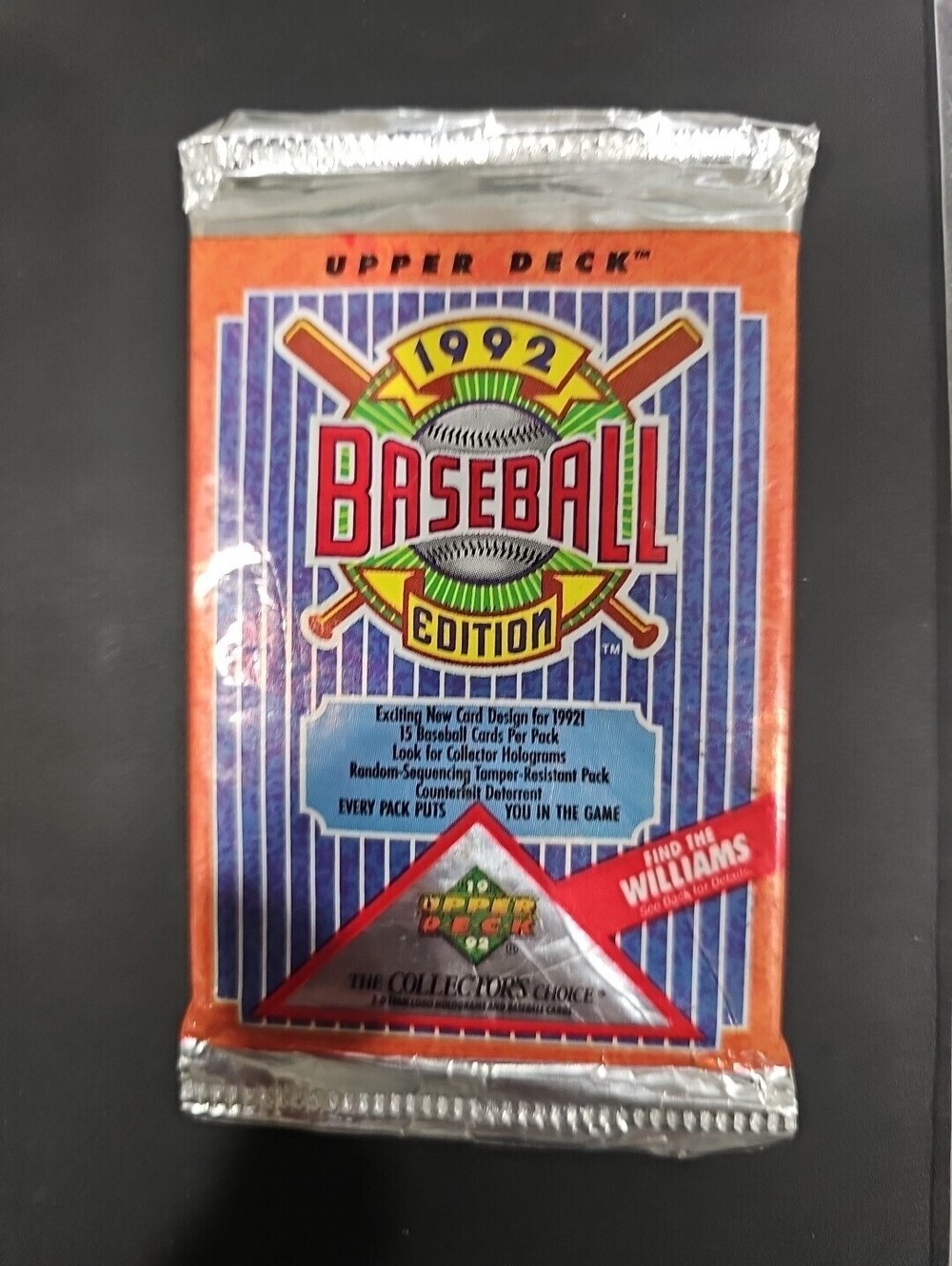 1992 Upper Deck Baseball - Factory Sealed Pack - Possible Ted Williams Auto